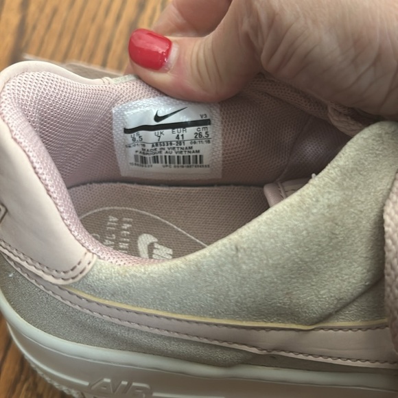🌿Nike Airforce 1 Sage Low - women’s size 9.5, pale pink🌿 - Picture 8 of 8